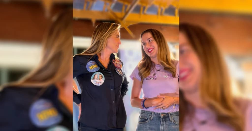 Renata Daguiar recebe apoio de Celina Leão